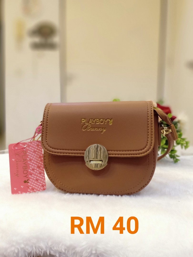 PlayBoy Bunny Orange Sling Bag Women s Fashion Bags Wallets