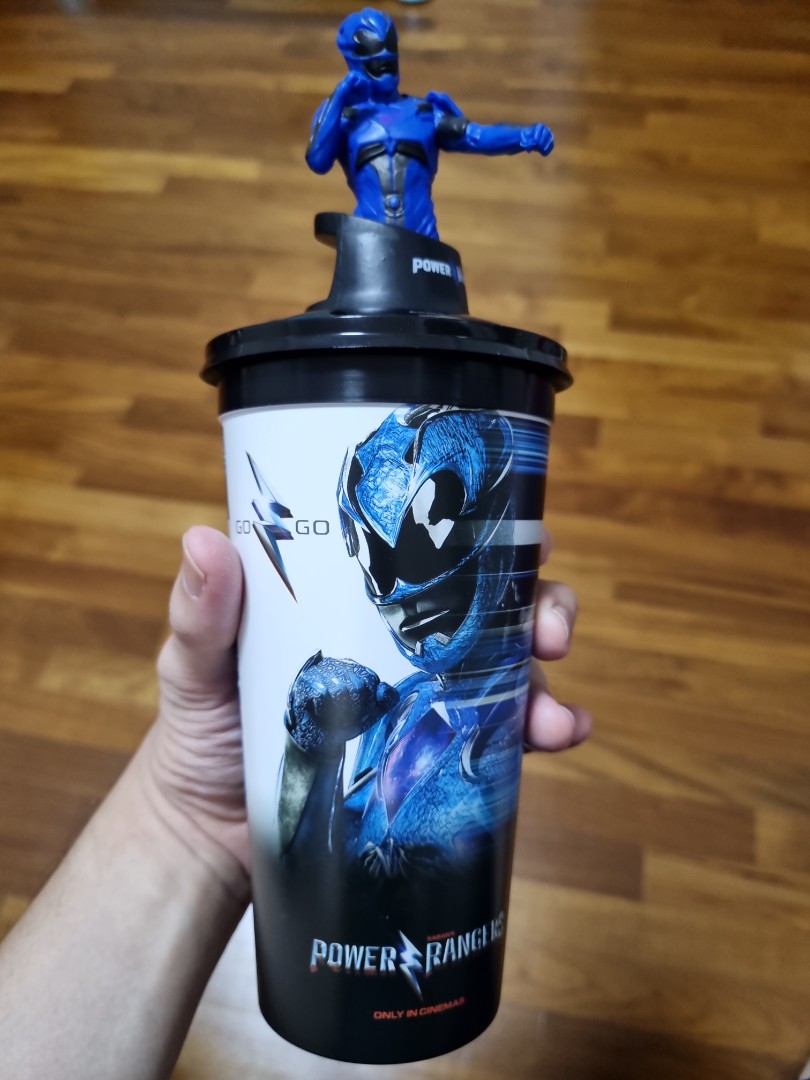 Power Rangers movie cup and topper, Hobbies & Toys, Toys & Games on ...