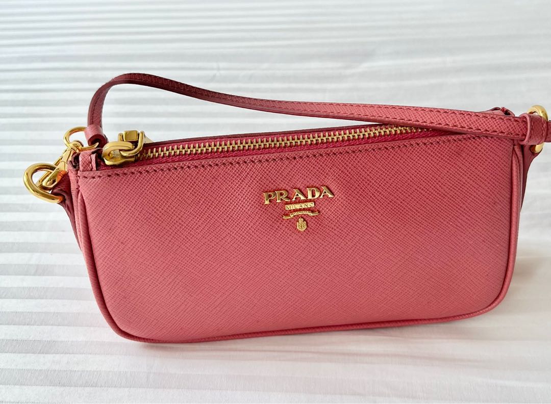 Prada mini bag pink hot sale