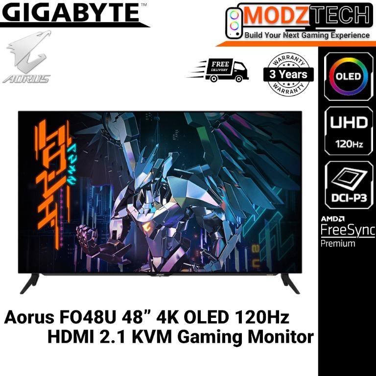 MONITOR] AORUS 48 FO48U 4K 120Hz OLED 1ms Freesync Gaming Monitor