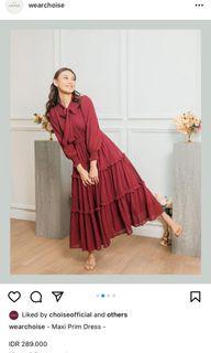 PRIM DRESS MAXI CHOISE OFFICIAL / WEAR CHOISE