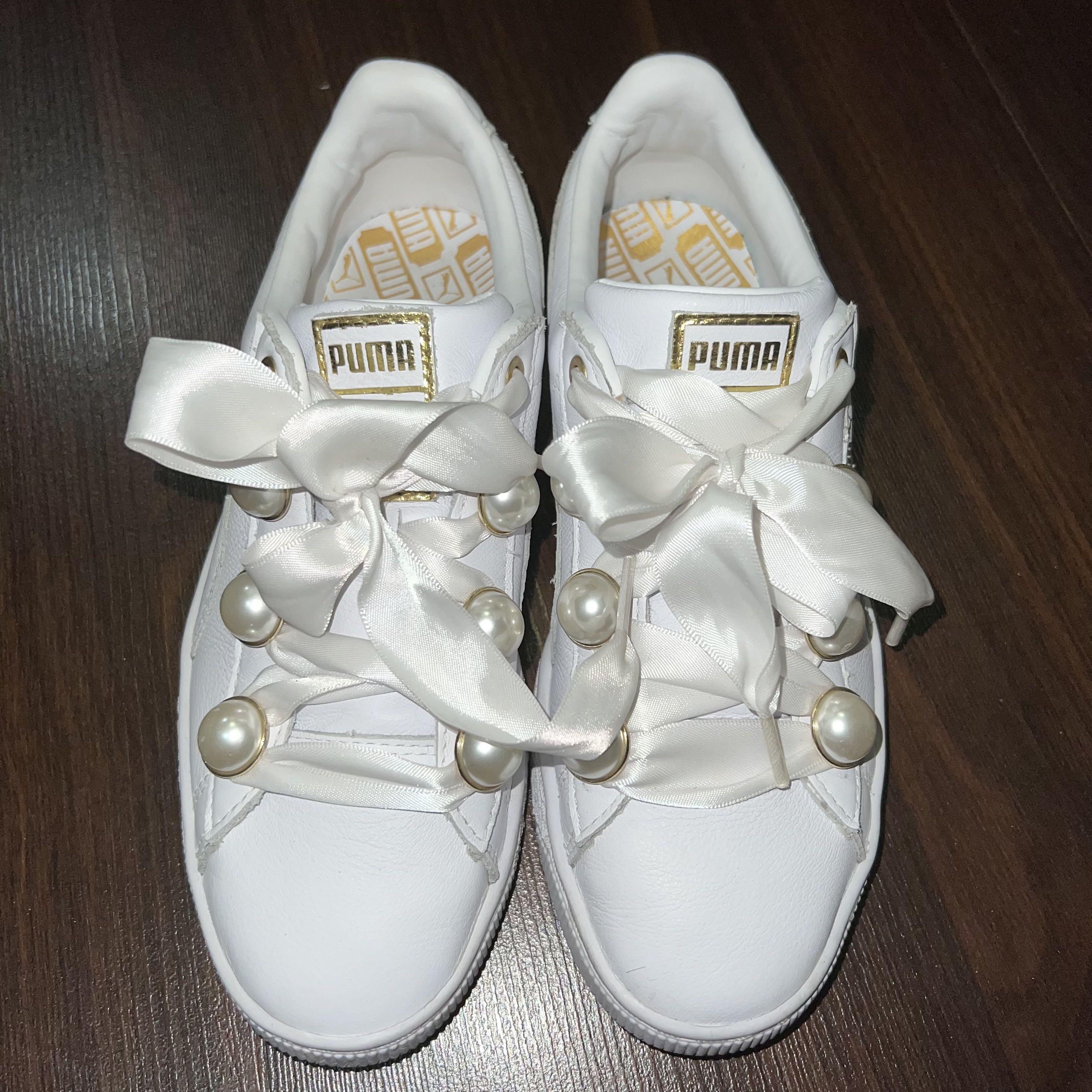 Puma basket pearl sale
