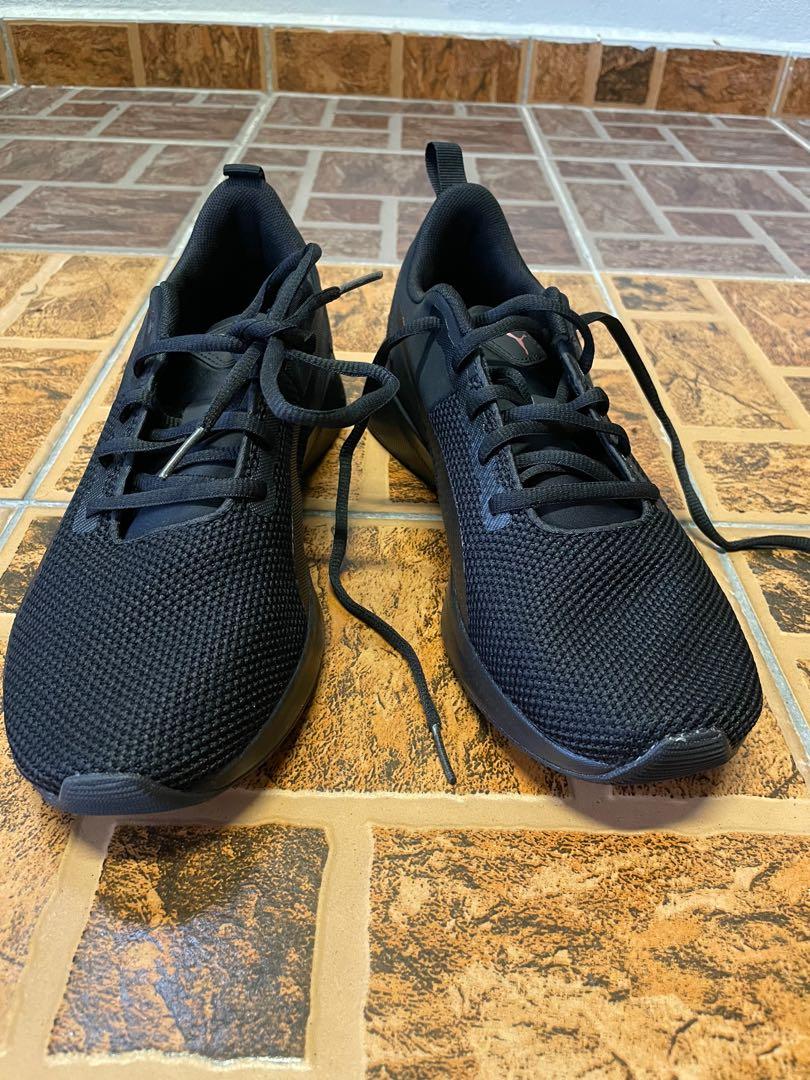 Puma flyer runner black on sale