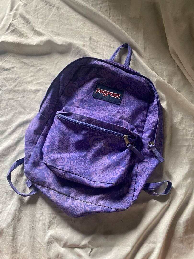 purple jansport, Women's Fashion, Bags & Wallets, Backpacks on Carousell