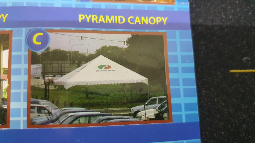 Pyramid canopy 20x20 ft