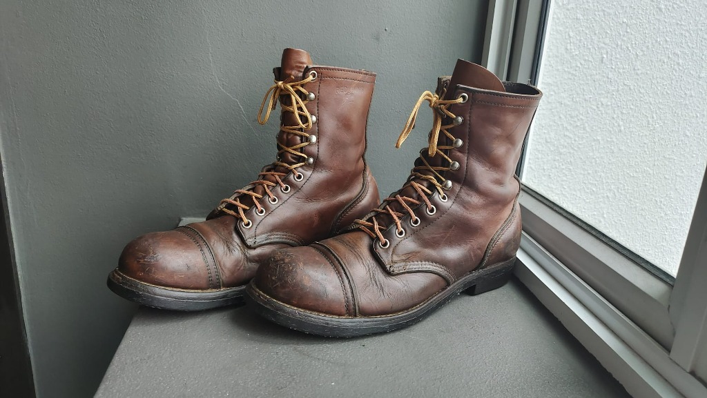 Red Wing Iron Ranger Steel Toe Vintage size US10E nego