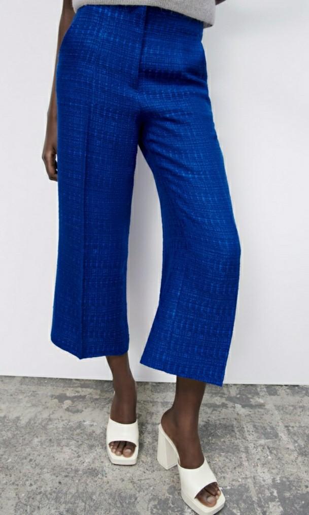 Zara Women Check tweed trousers 2306/321/098 (X-Large): Buy Online at Best  Price in UAE - Amazon.ae