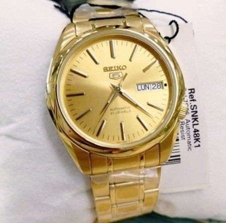 Seiko 5 Automatic SNKL48 SNKL48K1 SNKL48K Men s Watch Men s