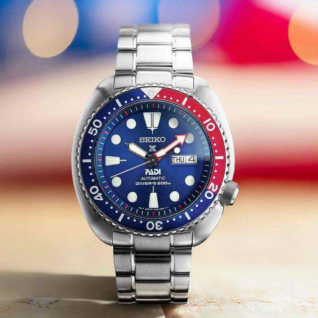 SEIKO TURTLE PADI SPECIAL EDITION DIVER'S 200m AUTOMATIC ALL STAINLESS  STEEL 4R36-05H0, Men's Fashion, Watches & Accessories, Watches on Carousell