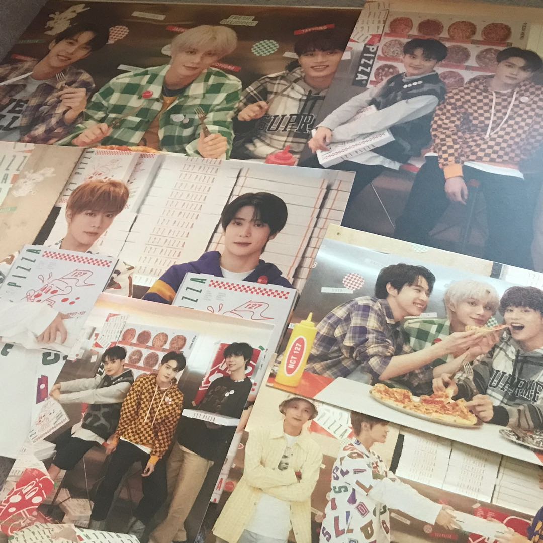 [SET] NCT 127 SEASONS GREETINGS Group A4 Posters and Postcards, Hobbies