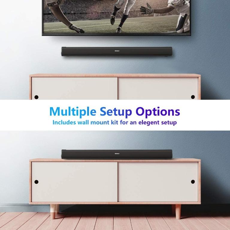 Sound Bars for TV, SAKOBS TV Soundbar Wired and Wireless Bluetooth3