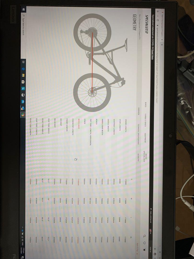Specialized Stumpjumper Expert 27.5 MTB 