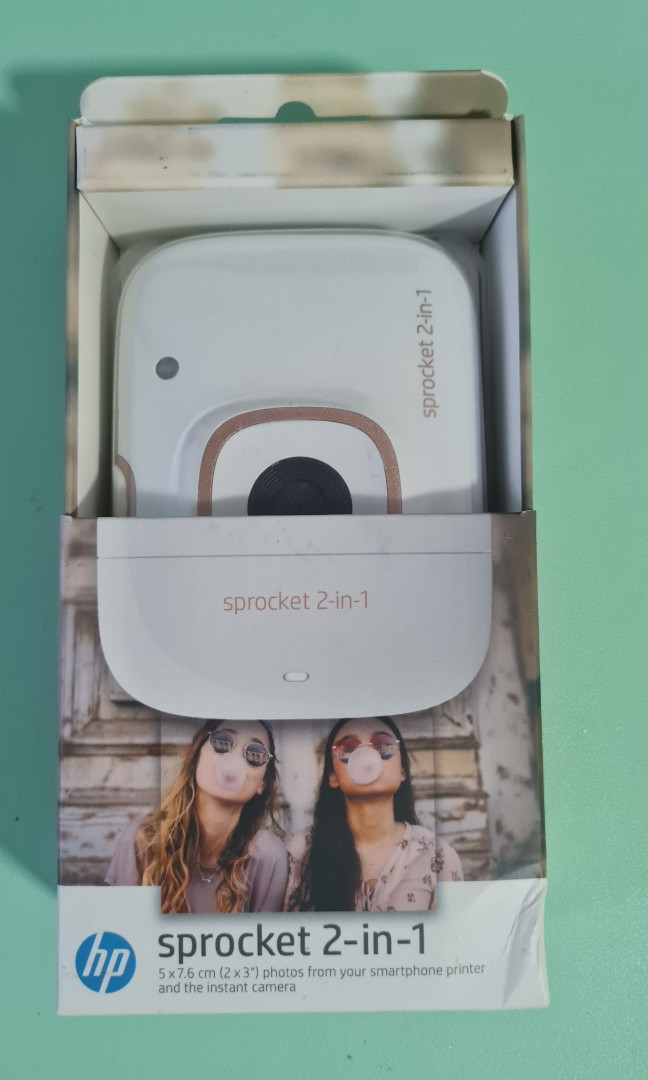 HP Sprocket 2in1 camera, Photography, Cameras on Carousell