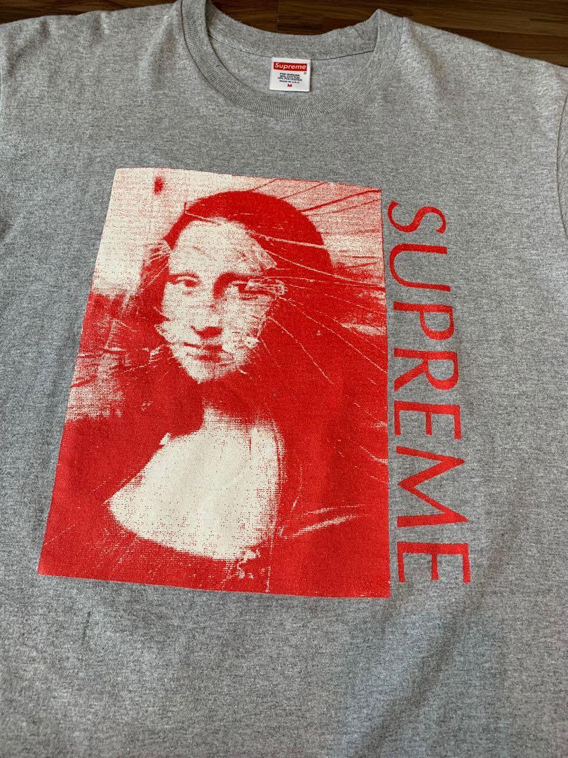 Supreme mona lisa tee grey cheap