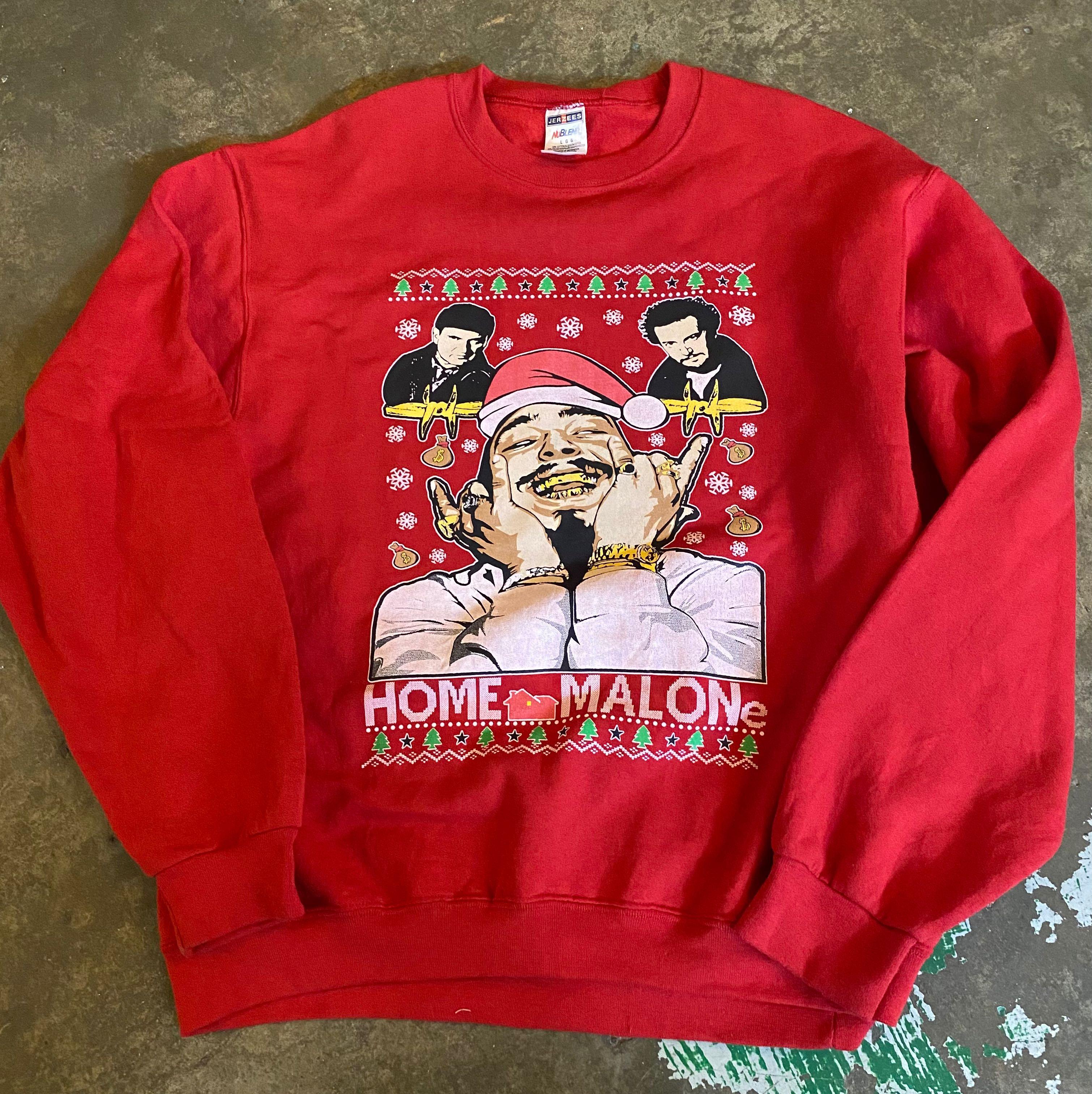 Sweatshirt post malone Home alone Men s Fashion Tops Sets