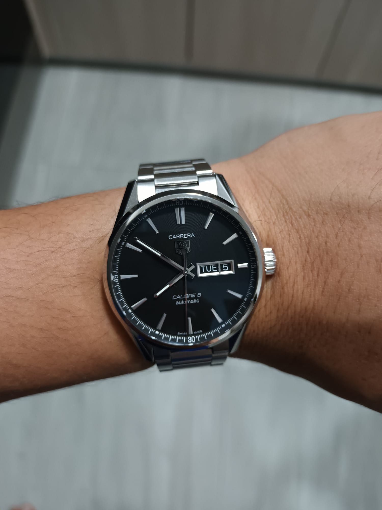 Tag Heuer Carrera Calibre 5 WAR201A Luxury Watches on Carousell
