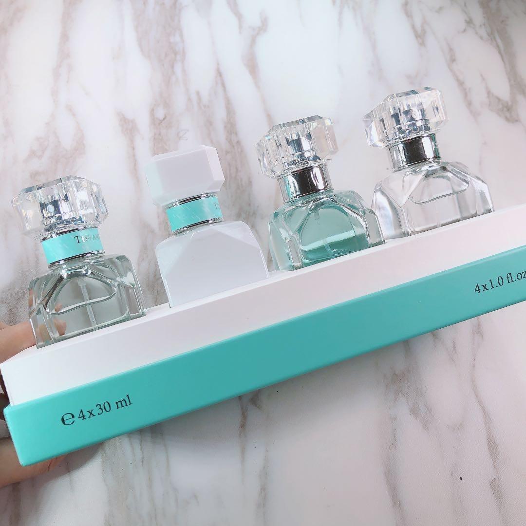 Tiffany & co 香水套裝set 4 x 30ml Sheer Theer White Edition