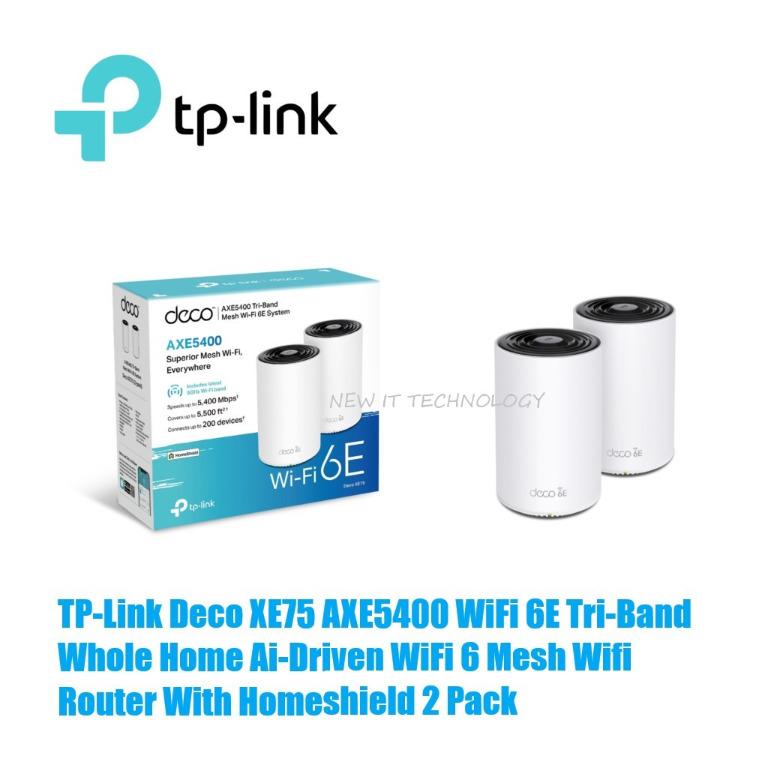 TP-Link Deco XE75 AXE5400 Wi-Fi 6E そり返る 2パック