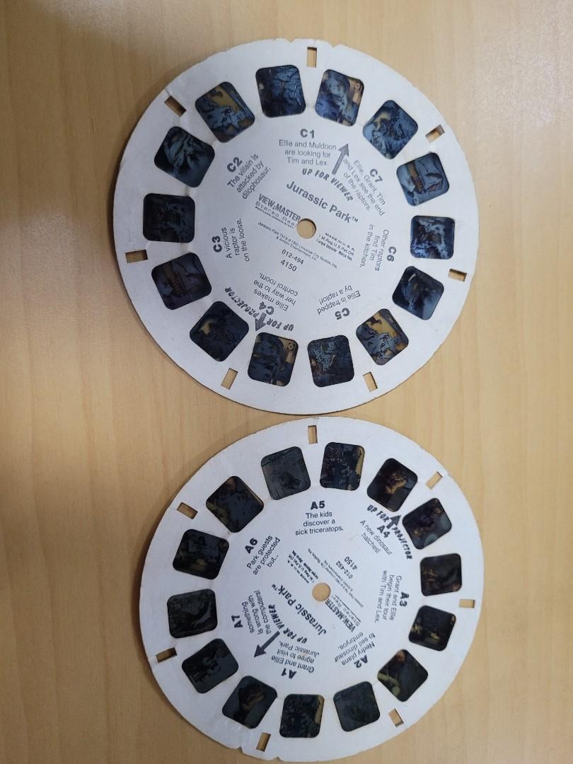 Vintage Tyco VIEWMASTER The Lost World Jurassic Park Full A C REELS