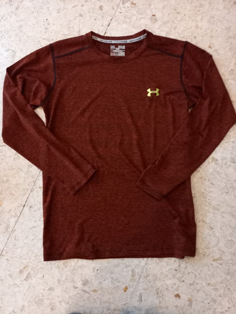 Under Armour Class A DriFit longsleeves, Men's Fashion, Tops & Sets