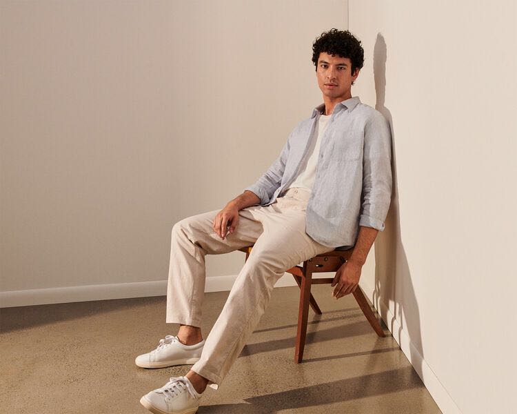 Uniqlo linen pants best sale mens