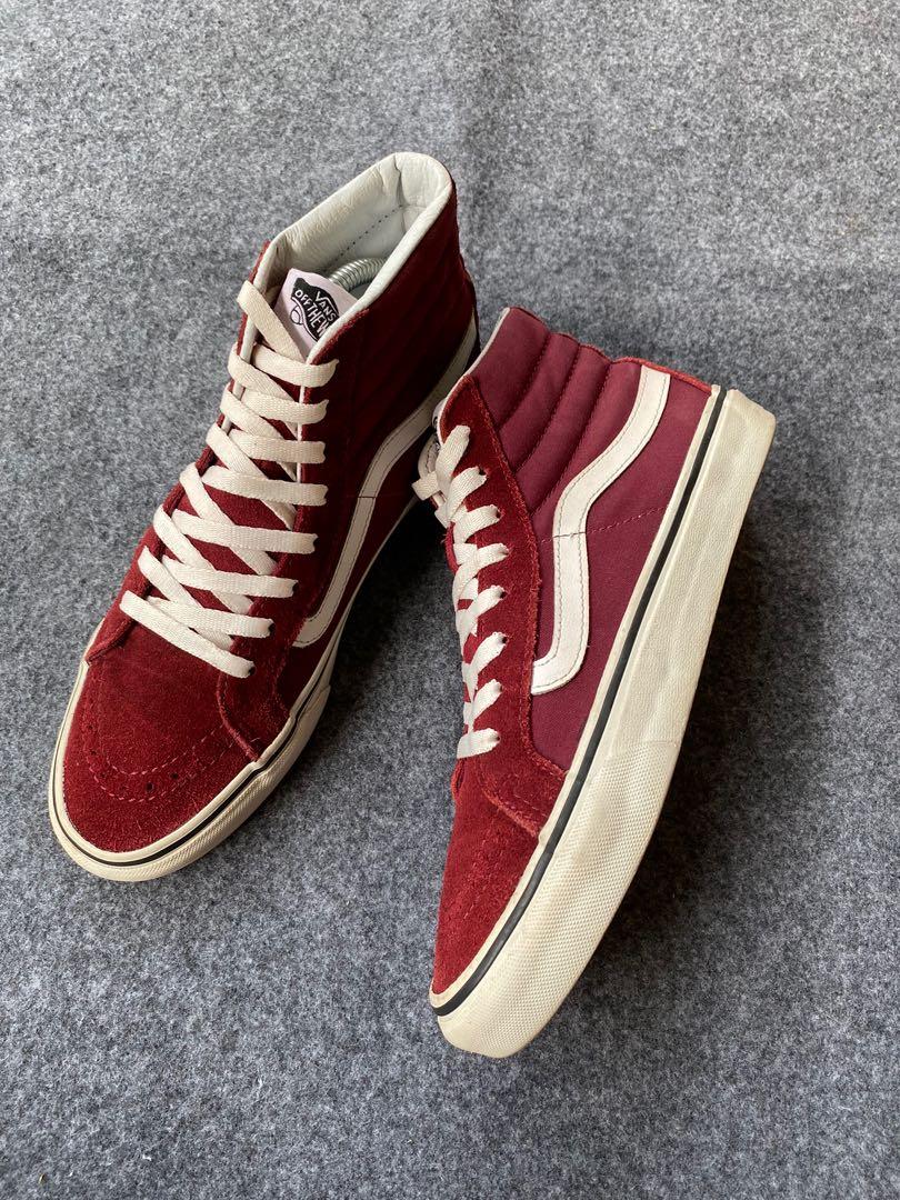 Vans sk8 merah maroon discount
