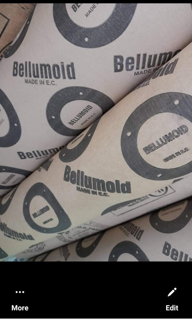 VELLUMOID bellamoid bellumoid gasket GASKETS 3x5feet x 1/8" = 10500