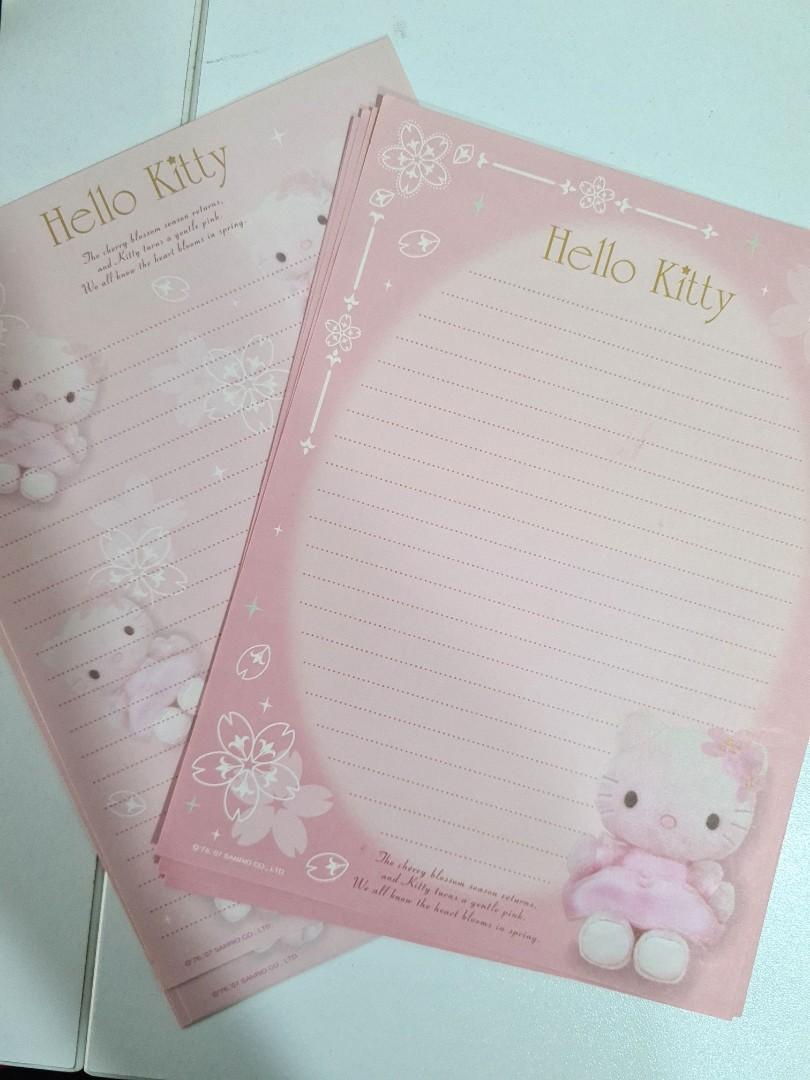 Sanrio Hello Kitty Notebook Paper Stationery Vintage Kawaii 