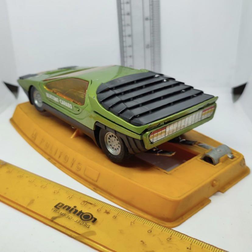 Vintage Rare Car Diecast 1 : 24 Politoys S 592 Bertone carabo alfa