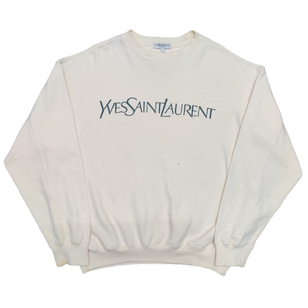 Ysl sweatshirt vintage cheap