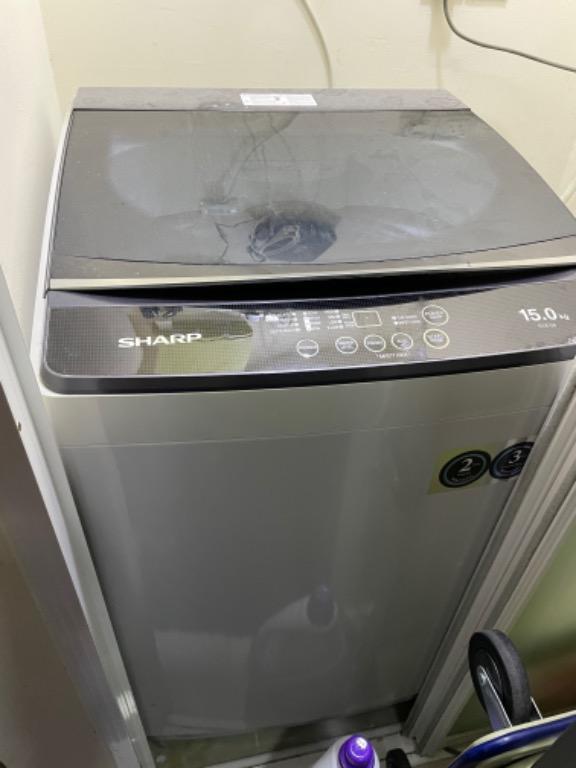 Washing machine SHARP 15kg Top Load Washer ESX156, TV & Home Appliances