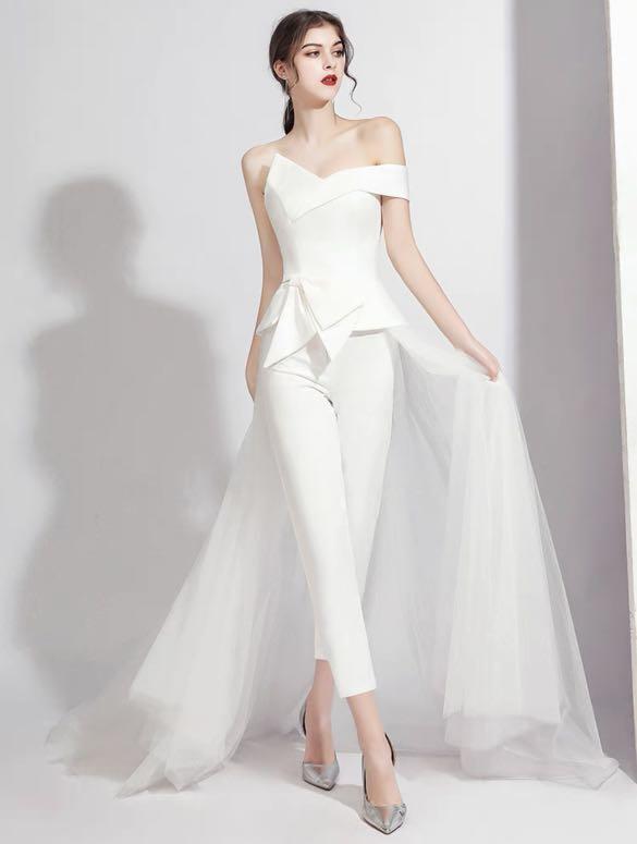 Wedding gown pants store