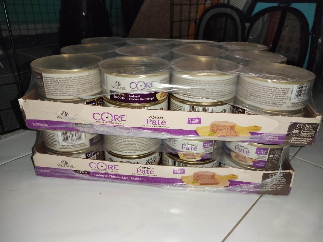 Wellness core kitten turkey & chicken liver recipe 156g expiry May 2024