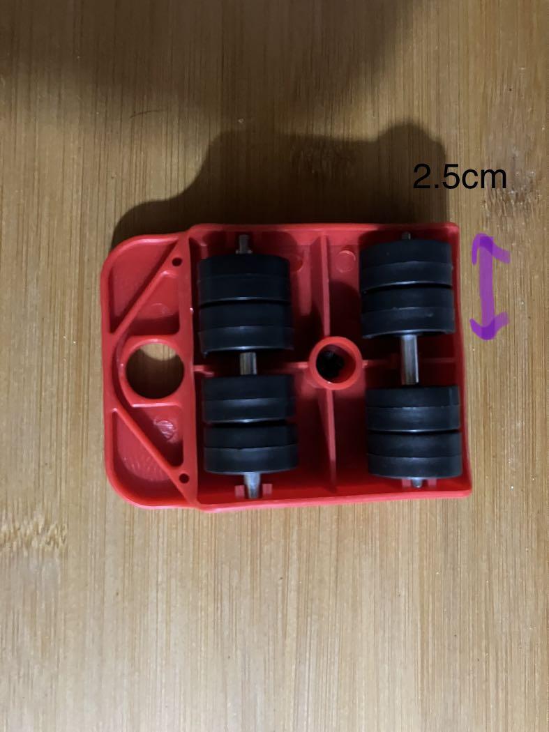 Wheels for easy shifting of furniture, Furniture & Home Living