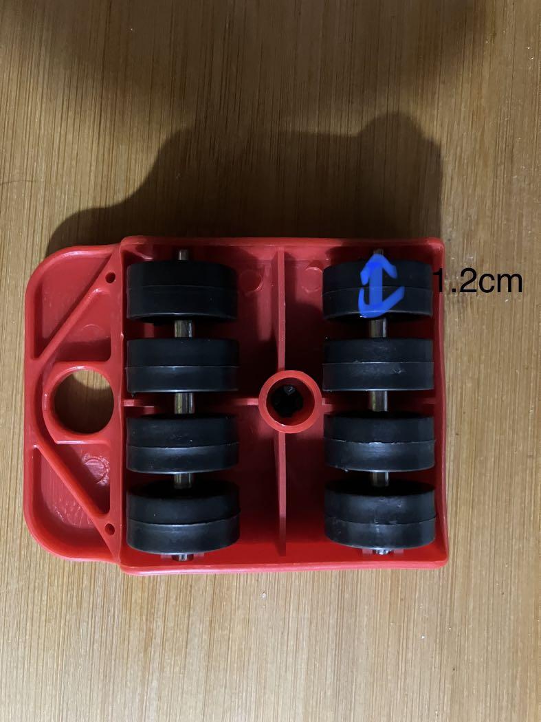 Wheels for easy shifting of furniture, Furniture & Home Living