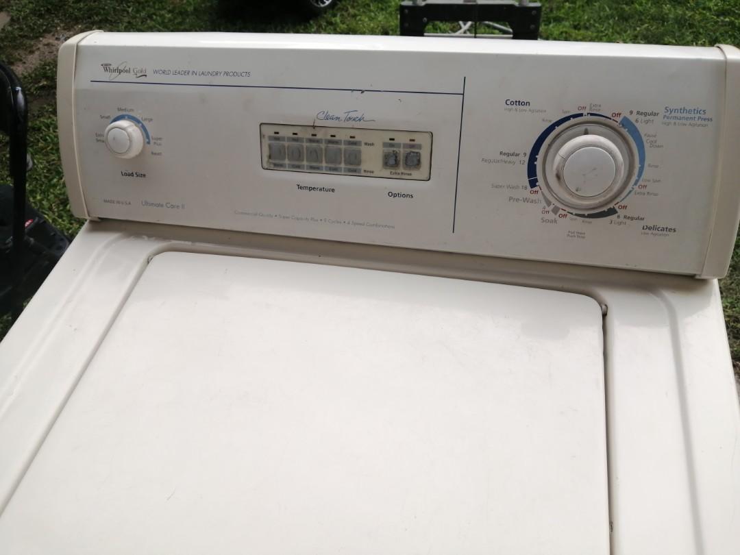 Whirlpool Gold Washing Machine Features and Benefits