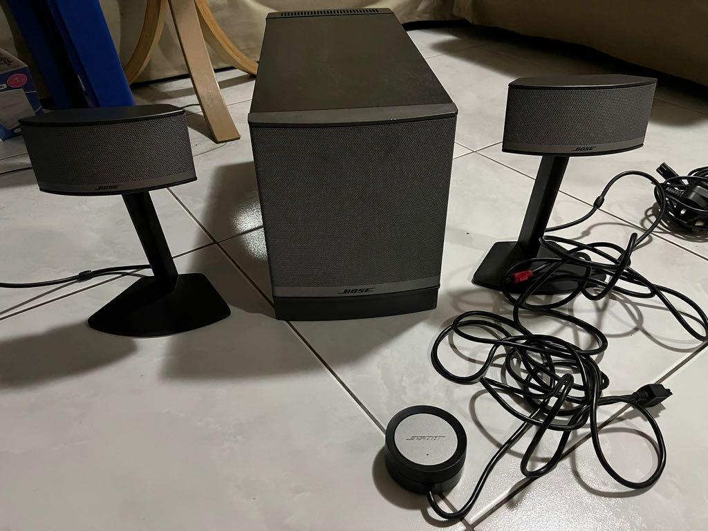 Bose* Companion 5 Multimedia Speaker System cables Subwoofer/with