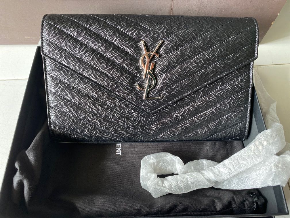 Ysl monogram sale envelope woc 9