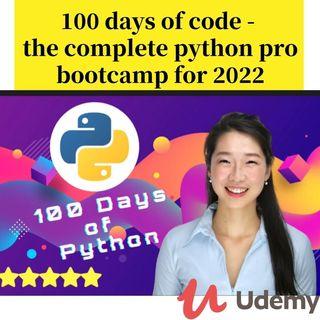 Udemy-100 days of code - the complete python pro bootcamp for 2022