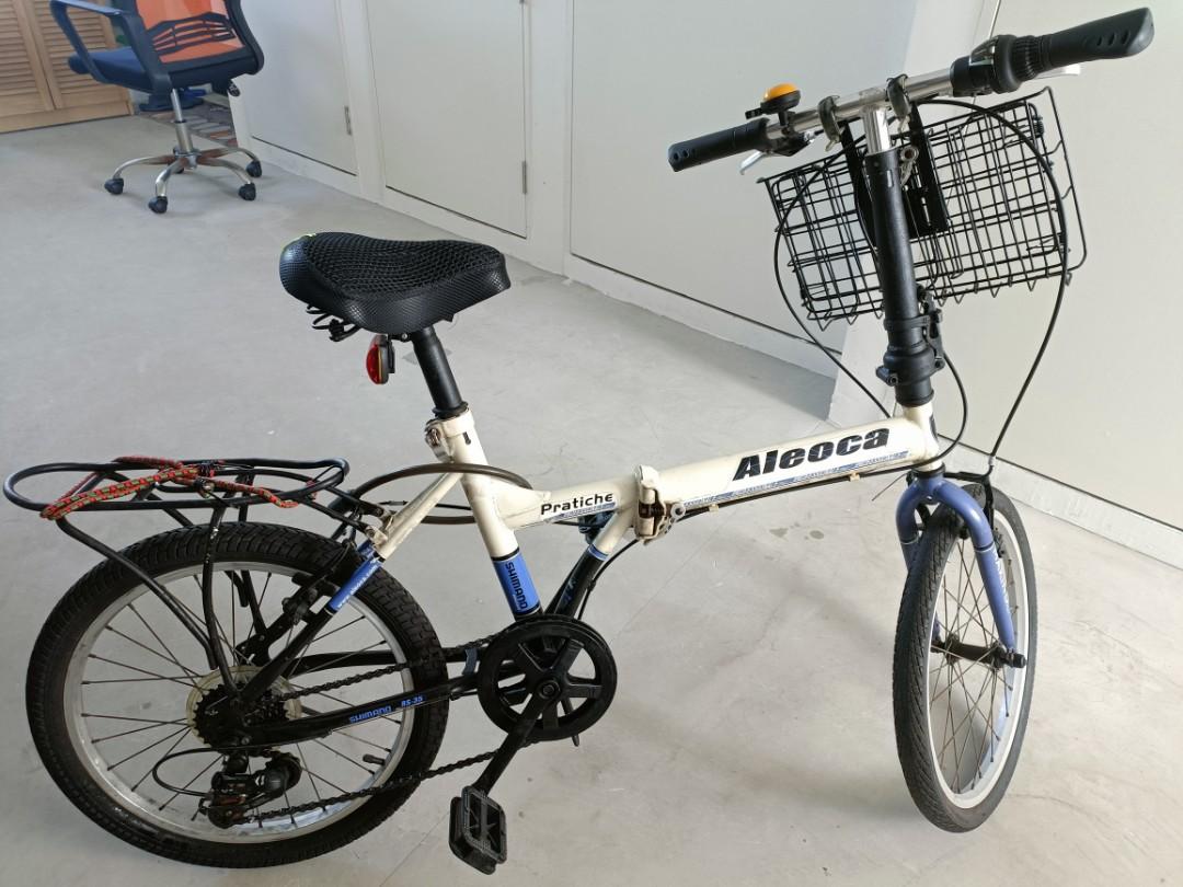 20 Aleoca folding bicycle Sports Equipment Bicycles Parts Bicycles on Carousell