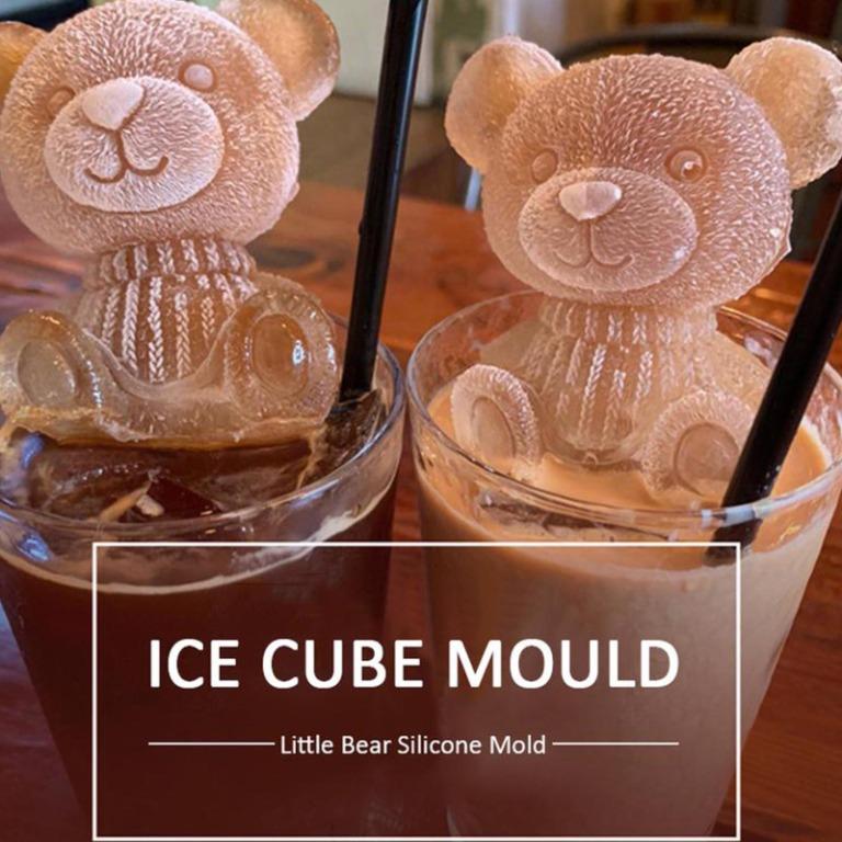 Bear Ice Cube Mold, Silicone Ice Tray, Ice Tray, Ice Cube Ice Box, Shape,  Wine Whiskey