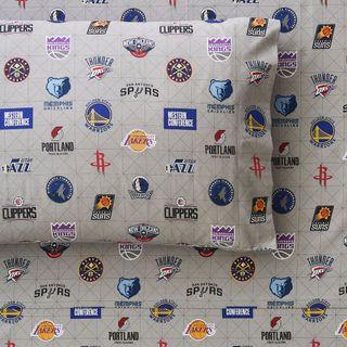 3in1 set Pottery Barn NBA Team Logos Eastern and Western Conference Bed Sheet | Lakers