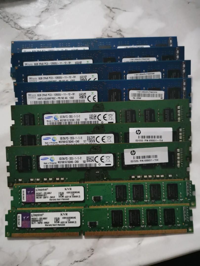 8GB DDR3 Desktop Ram
