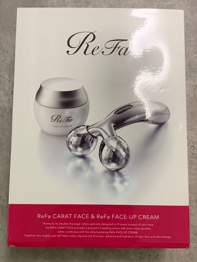 全新 未拆封 Made in Japan ReFa CARAT FACE & 50g ReFa FACEUP CREAM 套裝