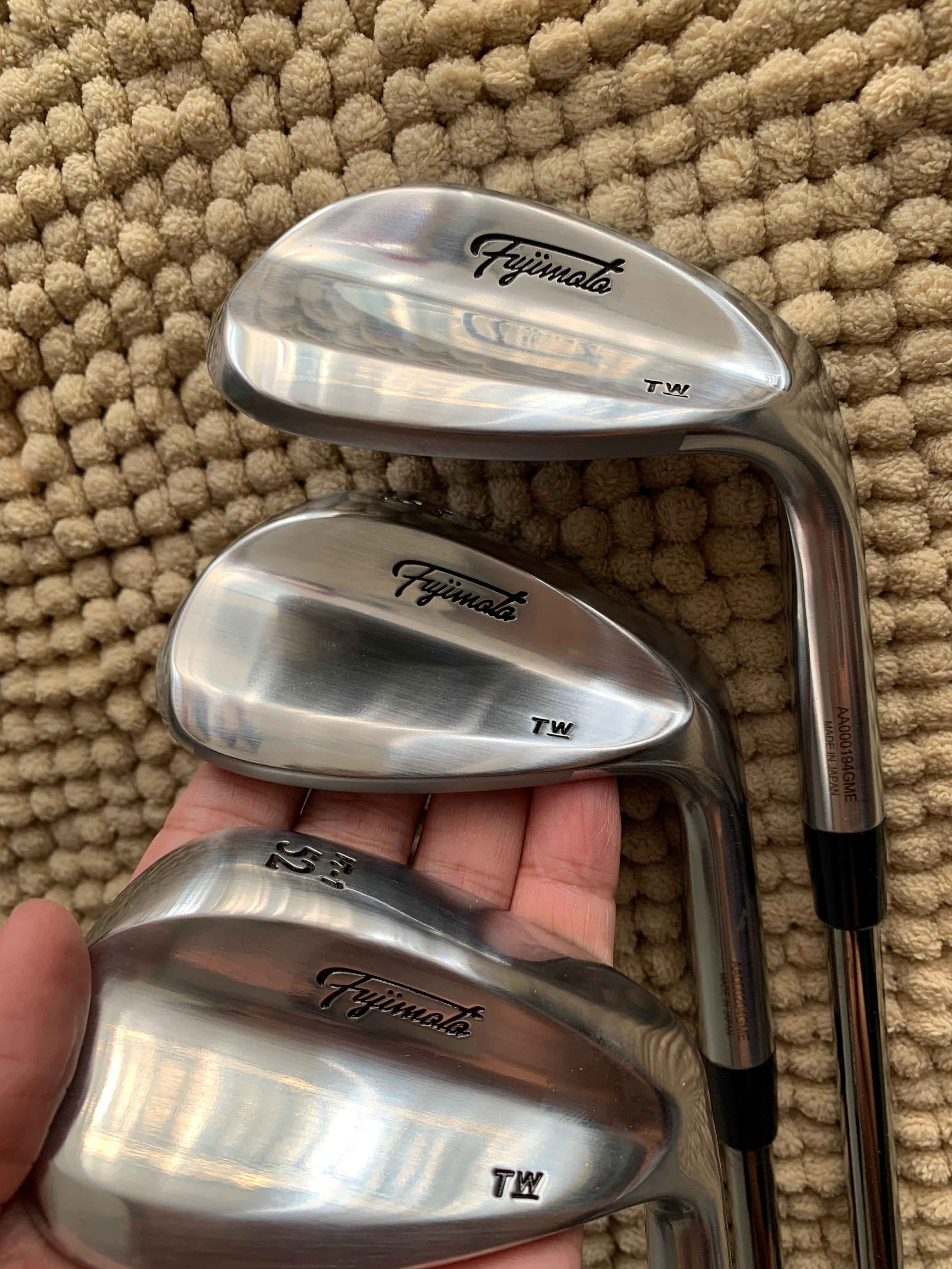 藤本技工 Fujimoto FT-1 TW Golf Forged Iron Wedge Set (52,56,60) wedge Shaft  Golf Pride Grip, Sports Equipment, Sports  Games, Golf on Carousell