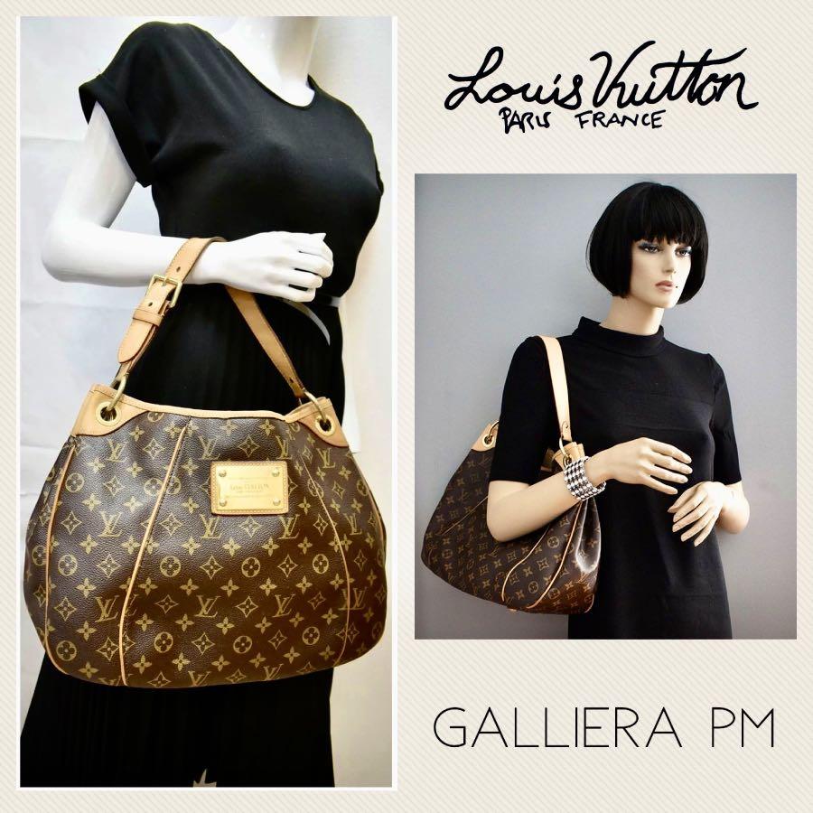 Auth Louis Vuitton Monogram Galliera PM Shoulder Bag M56382 Used