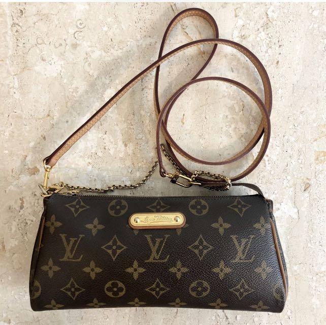 Louis Vuitton Eva Clutch Monogram, Women's Fashion, Bags & Wallets,  Cross-body Bags on Carousell