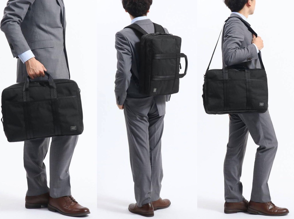 日本製造PORTER HYBRID 3WAY BRIEFCASE 日本Porter三用手提公事包Black 黑Backpack 背囊3 Way 背包X-C1000  X-PAC Cordura 1000D Nylon 吉田包Made In Japan KURA CHIKA, 男裝, 袋, 背包- Carousell