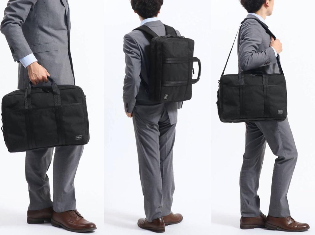 日本製造 PORTER HYBRID 3WAY BRIEFCASE 日本Porter三用手提公事包 Black 黑 Backpack 背囊 3 Way  背包 X-C1000 X-PAC Cordura 1000D Nylon 吉田包 Made In Japan KURA CHIKA