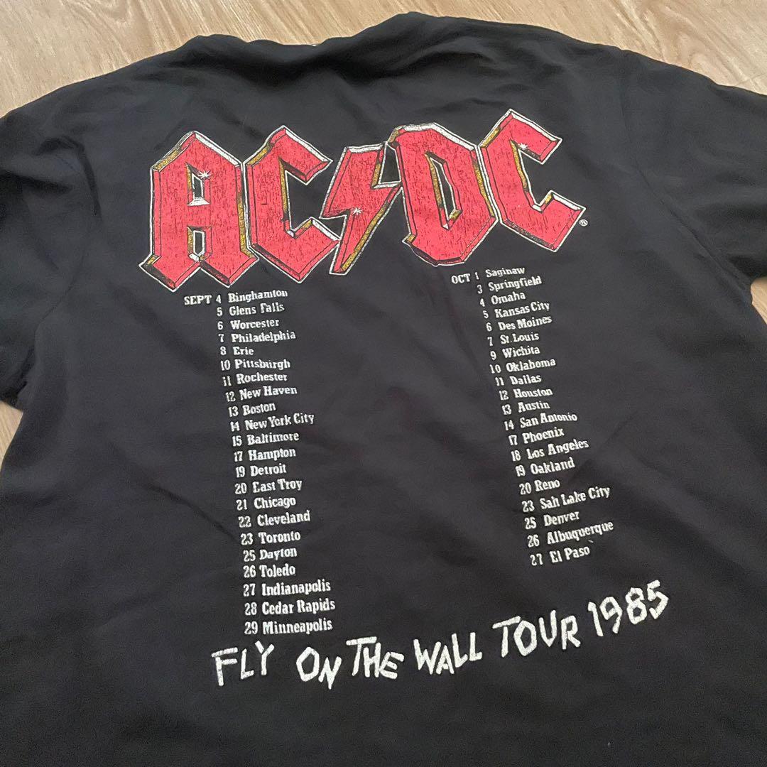 AC/DC Fly On The Wall Tour T-Shirt, Women's Fashion, Tops, Shirts on ...